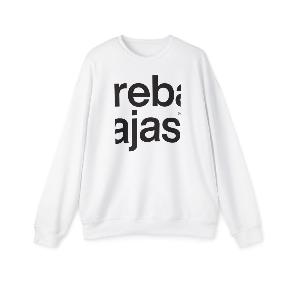rebajas unisex drop shoulder sweatshirt - classic white
