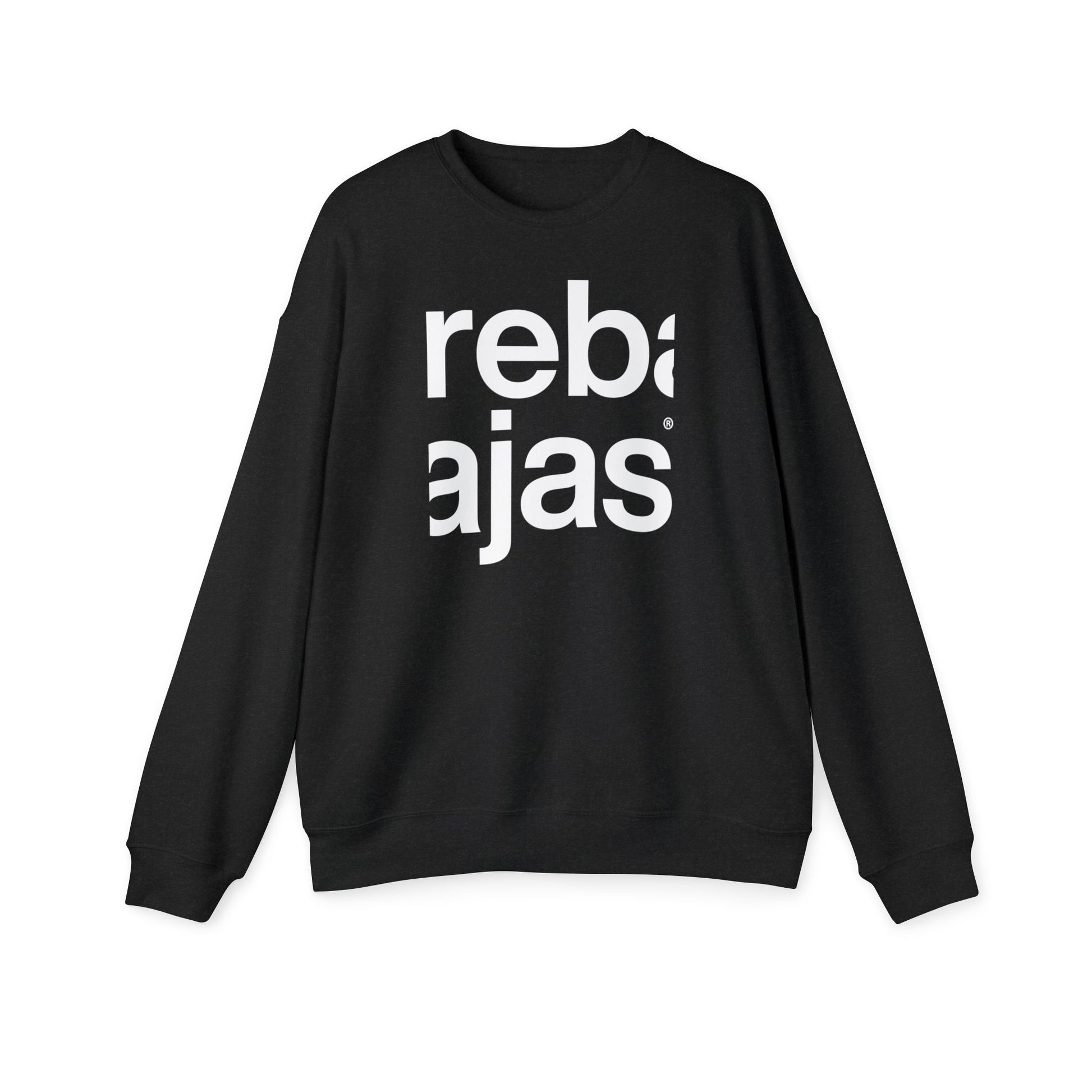 rebajas unisex drop shoulder sweatshirt - classic black