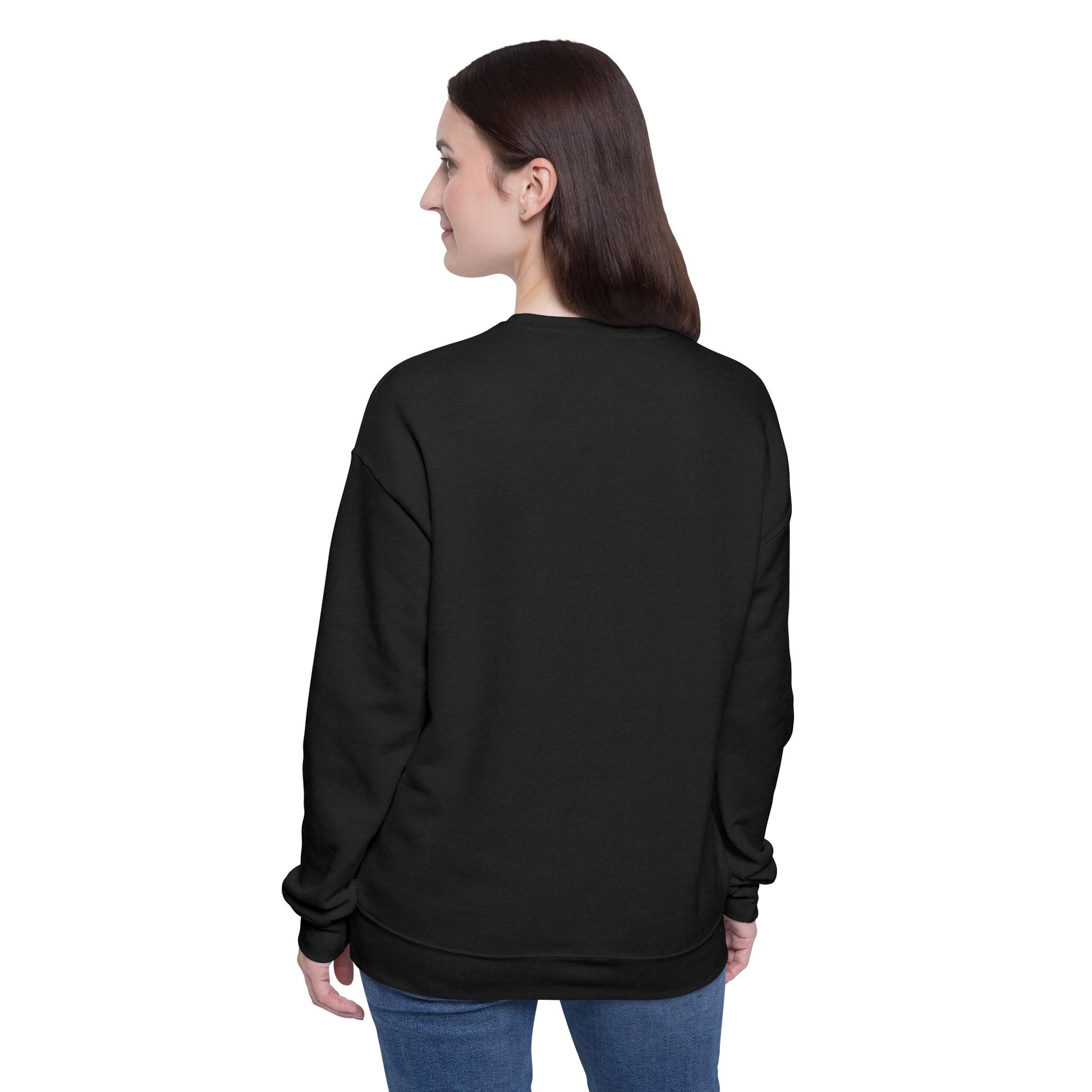 rebajas unisex drop shoulder sweatshirt - classic black