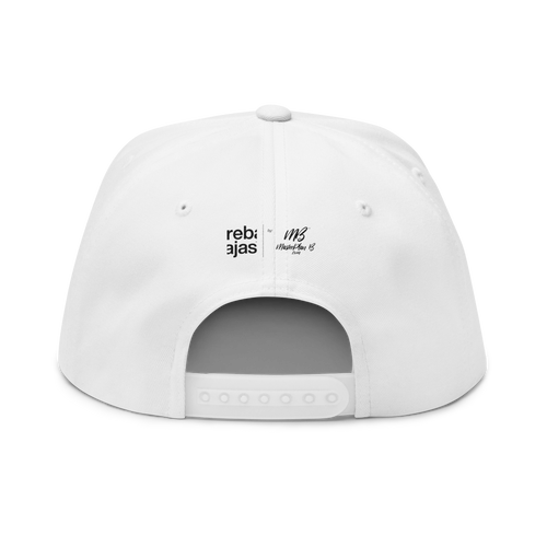 rebajas - embroidered flat bill cap